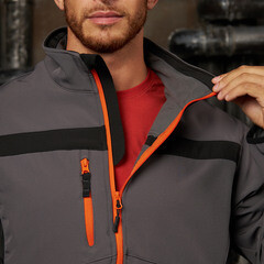 Куртка рабочая Delta Plus Lulea 2 56-58 рост 180-188 см серая/оранжевая - фото 14