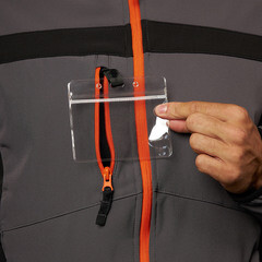 Куртка рабочая Delta Plus Lulea 2 56-58 рост 180-188 см серая/оранжевая - фото 12