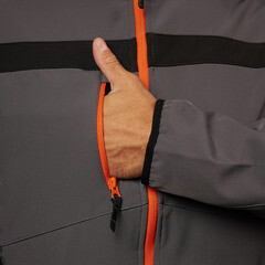 Куртка рабочая Delta Plus Lulea 2 56-58 рост 180-188 см серая/оранжевая - фото 10