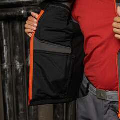 Куртка рабочая Delta Plus Lulea 2 56-58 рост 180-188 см серая/оранжевая - фото 3