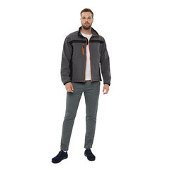 Куртка рабочая Delta Plus Lulea 2 52-54 рост 172-180 см серая/оранжевая - фото 7