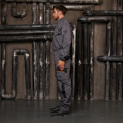 Комбинезон мужской рабочий Delta Plus Mach 2 58-60 рост 188-196 см серый/оранжевый - фото 17