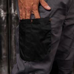 Комбинезон мужской рабочий Delta Plus Mach 2 58-60 рост 188-196 см серый/оранжевый - фото 9