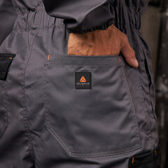 Комбинезон мужской рабочий Delta Plus Mach 2 58-60 рост 188-196 см серый/оранжевый - фото 5