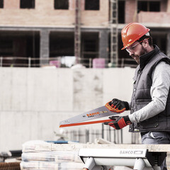 Ножовка по дереву Bahco 550 мм 9 зуб/дюйм мелкий зуб - фото 5