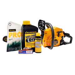 Изображение товара Бензопила Champion 237 2,04 л.с. 16" шаг 3/8" паз 1,3 мм 56 звеньев + подарочный набор