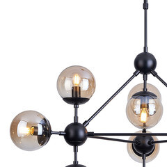 Люстра подвесная Arte Lamp Bolla E14 400 Вт 20 кв.м (A1664SP-10BK) - фото 3