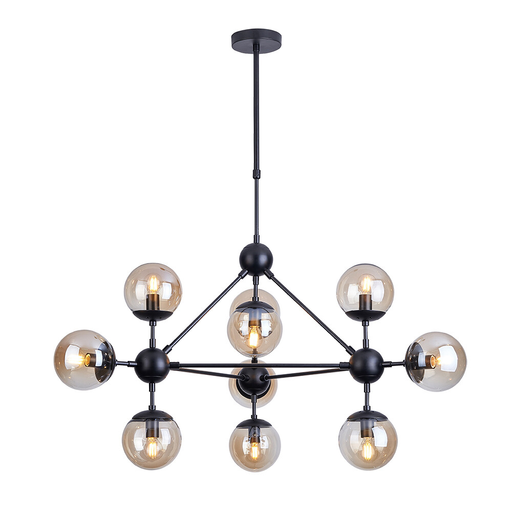 

Люстра подвесная Arte Lamp Bolla E14 400 Вт 20 кв.м (A1664SP-10BK)