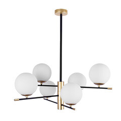 Изображение товара Люстра подвесная Arte Lamp Arkab E14 240 Вт 12 кв.м (A2225LM-6BK)