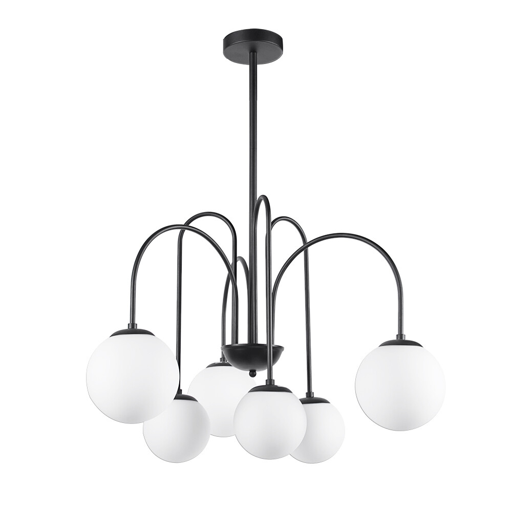 

Люстра подвесная Arte Lamp Mebsuta E14 240 Вт 10 кв.м (A1675LM-6BK)