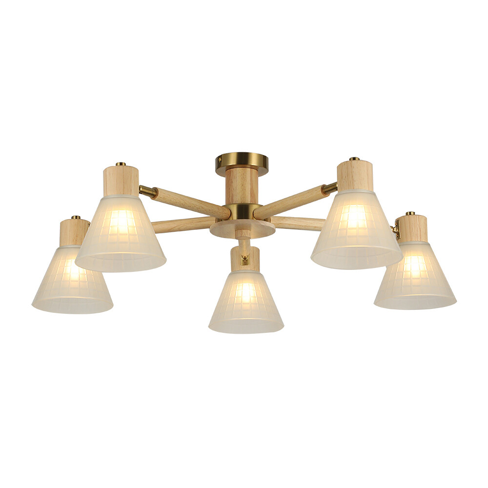 

Люстра потолочная Arte Lamp Meleph E27 300 Вт 10 кв.м (A4096PL-5BR)