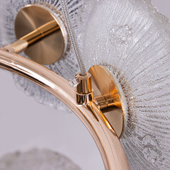 Люстра светодиодная подвесная Arte Lamp Cherish 62 Вт 3000-6000К 16 кв.м (A2097LM-90GO) - фото 4