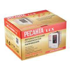 Стабилизатор напряжения Ресанта АСН-2000 Н/1-Ц Lux однофазный 220 В 2 кВт навесной - фото 3