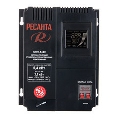 Стабилизатор напряжения Ресанта СПН-5400 однофазный 220 В 5,4 кВт навесной - фото 5