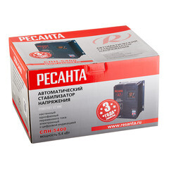 Стабилизатор напряжения Ресанта СПН-5400 однофазный 220 В 5,4 кВт навесной - фото 3