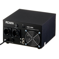 Источник бесперебойного питания без АКБ Ресанта УБП-1000 однофазный 220 В 0,67 кВт переносной - фото 2