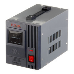 Стабилизатор напряжения Ресанта АСН-1500/1-Ц однофазный 220 В 1,5 кВт переносной - фото 1