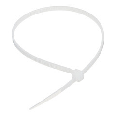 Стяжка кабельная КМ 200х2,5 мм нейлоновая белая (100 шт.) (ЦБ-00020777) - фото 3