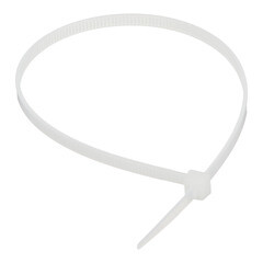 Стяжка кабельная КМ 250х3,6 мм нейлоновая белая (100 шт.) (ЦБ-00020780) - фото 3