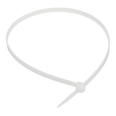 Стяжка кабельная КМ 300х3,6 мм нейлоновая белая (100 шт.) (ЦБ-00020781) - фото 3