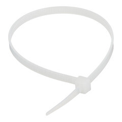 Стяжка кабельная КМ 250х4,8 мм нейлоновая белая (100 шт.) (ЦБ-00020783) - фото 3