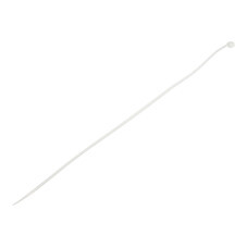Стяжка кабельная КМ 350х4,8 мм нейлоновая белая (100 шт.) (ЦБ-00020785)