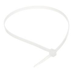 Стяжка кабельная КМ 350х4,8 мм нейлоновая белая (100 шт.) (ЦБ-00020785) - фото 3