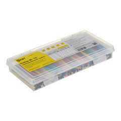 Трубка термоусадочная КВТ ТУТ(HF) 2/1-10/5 мм 100 мм 5 цветов (185 шт.) (10 м) - фото 3