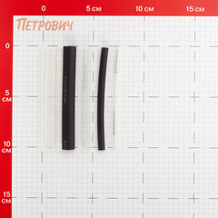 Трубка термоусадочная КВТ ТТК 3/1-12/4 мм 100 мм 2 цвета (103 шт.) (10 м) - фото 2