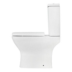 Унитаз-компакт Lavelly Mode безободковый с горизонтальным выпуском с сиденьем дюропласт микролифт белый (1039461) - фото 11