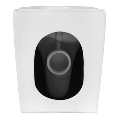 Унитаз-компакт Lavelly Breez безободковый с горизонтальным выпуском с сиденьем дюропласт микролифт белый (1039463) - фото 7