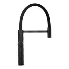 Смеситель для кухни Esko K15B черный с гибким изливом однорычажный (K51B) - фото 7