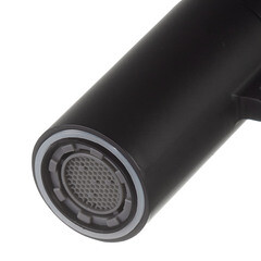 Смеситель для кухни Esko K15B черный с гибким изливом однорычажный (K51B) - фото 5