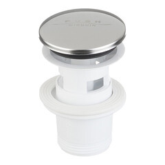 Донный клапан Wirquin клик-клак 1 1/4 с переливом хром (30717648) - фото 3