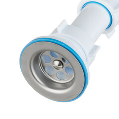 Сифон для мойки АНИ пласт 1 1/2х40 мм с выпуском d70 мм с соединением 40/50 мм (C0115) - фото 4