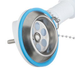 Сифон для ванны АНИ пласт 1 1/2х40 мм проточный слив d50 мм с выпуском d70 мм с соединением 40/50 мм (E155) - фото 5