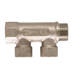 Коллектор СТМ 3/4 ВР(г) х 2 выхода 1/2 ВР(г) х 3/4 НР(ш) (C2MF3412) - фото 2