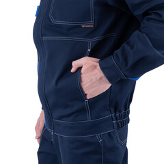 Костюм мужской рабочий ГК Спецобъединение Рационализатор 48-50 рост 170-176 см синий - фото 5