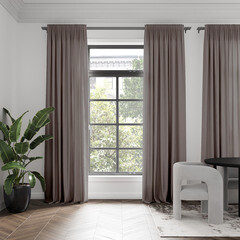 Изображение товара Штора димаут какао 150х270 см Casa Conforte Блэкаут (2 шт.) (6176919)