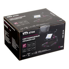 Прожектор светодиодный аккумуляторный КМ АТОМ 18 В 20 Вт без АКБ и ЗУ (CWL-181/20) - фото 3