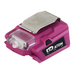 Фонарь светодиодный аккумуляторный КМ АТОМ 18 В 0,6 Вт USB-A без АКБ и ЗУ (CFU-181) - фото 1