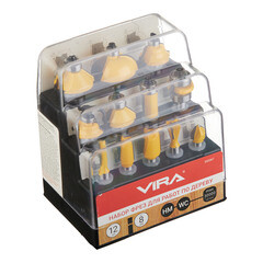 Набор фрез Vira (553367) по дереву 6-25,4 мм (12 шт.) - фото 7