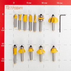 Набор фрез Vira (553367) по дереву 6-25,4 мм (12 шт.) - фото 6