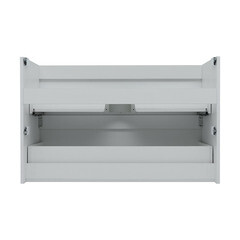 Тумба под раковину Акванет Джейн 100 см подвесная белая матовая (00335426) - фото 2