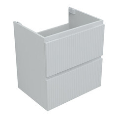 Тумба под раковину Акванет Джейн 60 см подвесная белая матовая (00335422) - фото 3