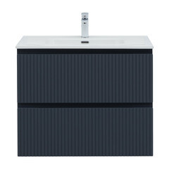 Тумба под раковину Акванет Джейн 80 см подвесная маренго (00335429) - фото 9