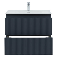 Тумба под раковину Акванет Джейн 80 см подвесная маренго (00335429) - фото 8