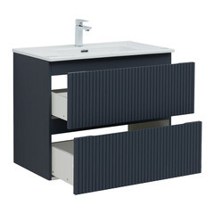 Тумба под раковину Акванет Джейн 80 см подвесная маренго (00335429) - фото 6