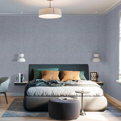 Обои компакт-винил на флизелиновой основе Palitra Home Barelief HC72276-41 (1,06х10,05 м) - фото 4