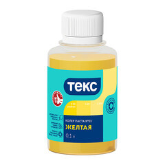 Изображение товара Колер паста Текс Универсал желтая №3 0,1 л